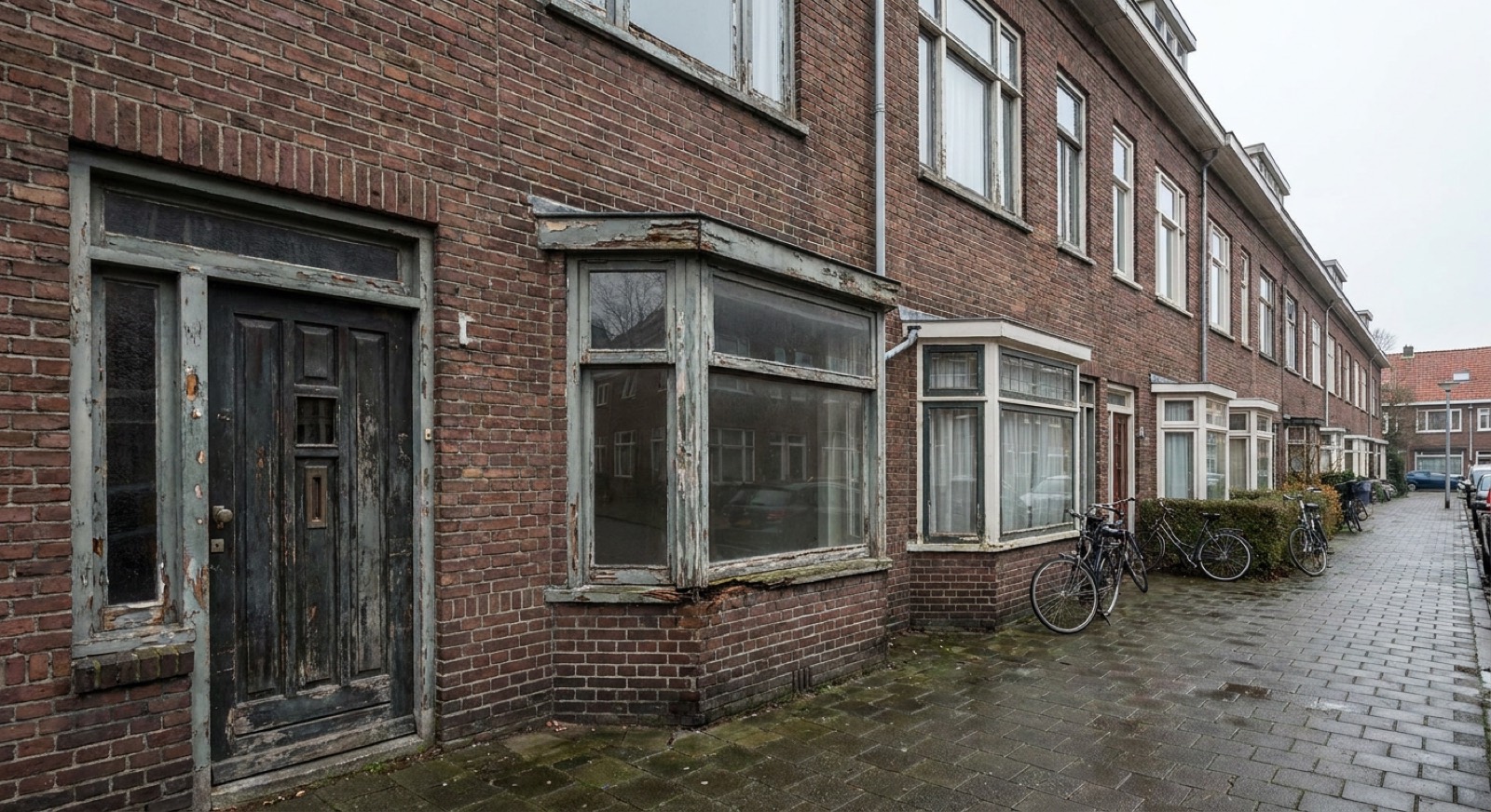 Gevel voor het schilderen